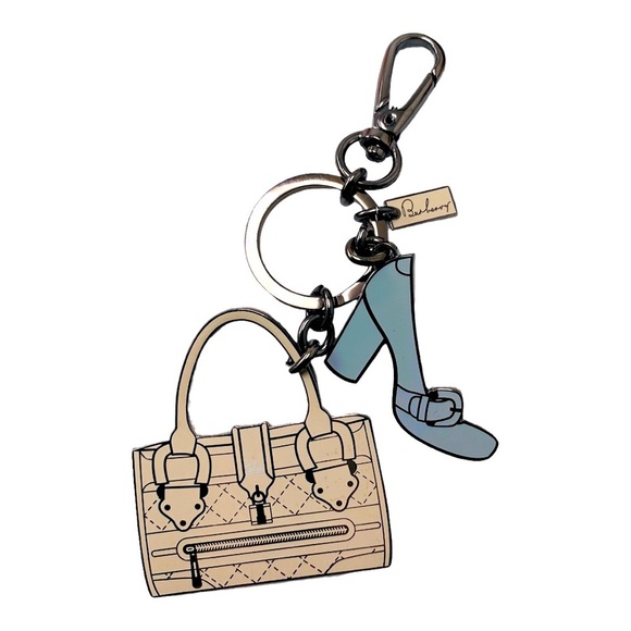 Burberry Accessories - Burberry Keychain w Blue Umbrella & White Trench Coat NWOT Very Rare NWOT